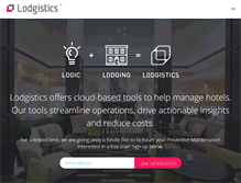 Tablet Screenshot of lodgistics.com